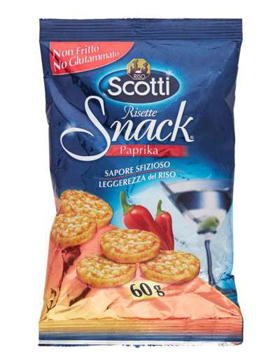 SCOTTI MINI RISETTE SNACK PAPRIKA GR 60