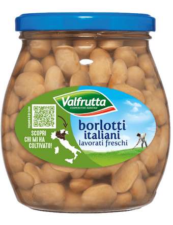 VALFRUTTA BORLOTTI VETRO GR 580