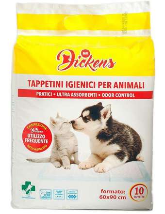 MR DICKENS TAPPETINI IGIENICI PET 60X90 PZ 10