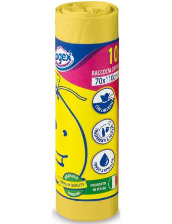 LOGEX 10 SACCHI X DIFFERENZIATA GIALLO
