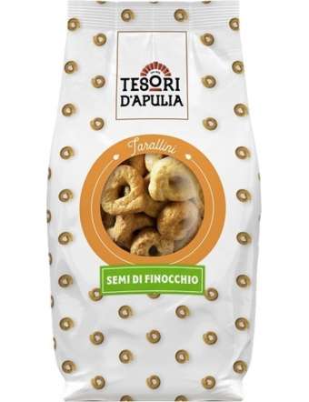 TESORI D'APULIA TARALLI FINOCCHIO GR 400
