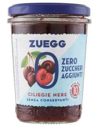 ZUEGG SENZA ZUCCHERO CILIEGIA CONFETTURA GR 220