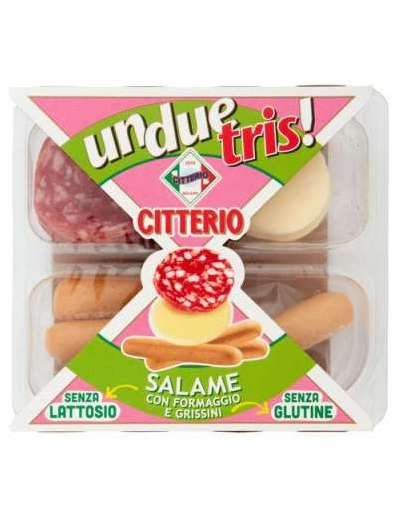 UNDUETRIS SALAME SENZA GLUTINE E SENZA LATTOSIO GR 80