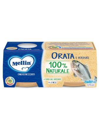 MELLIN OMOGENEIZZATO ORATA 2X80 GR