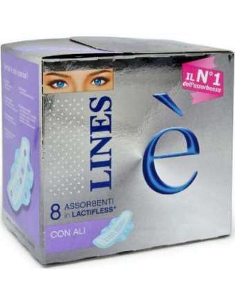 LINES E' ASSORBENTI CON ALI PZ 8