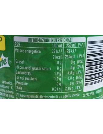 SPRITE LATTINA 33 CL