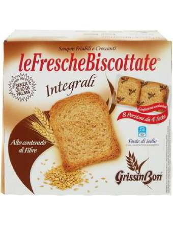 GRISSINBON LE FRESCHE BISCOTTATE INTEGRALI GR 250