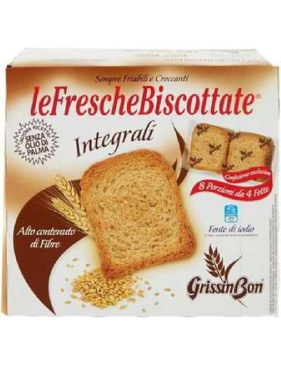 GRISSINBON LE FRESCHE BISCOTTATE INTEGRALI GR 250