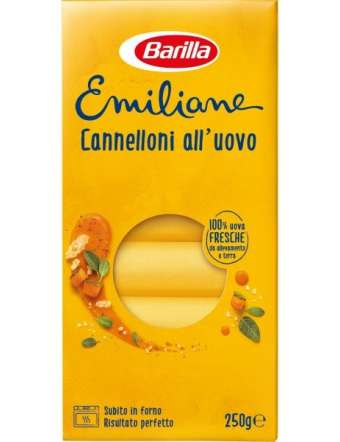 BARILLA UOVO CANNELLONI EMILIANE GR 250