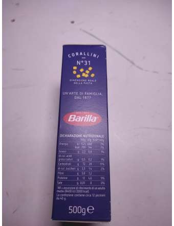 BARILLA N31 CORALLINI GR 500