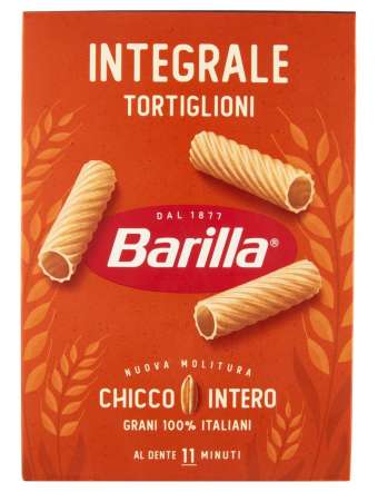 BARILLA TORTIGLIONI PASTA INTEGRALE ASTUCCIATO GR 500