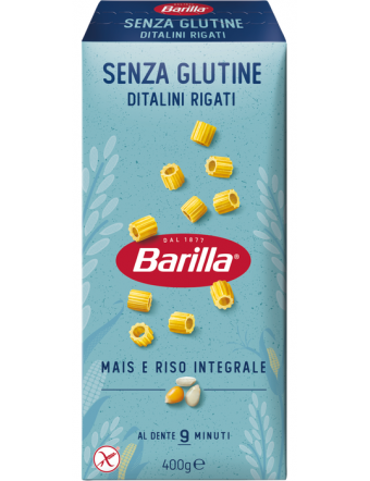 BARILLA SENZA GLUTINE DITALINI RIGATI CONFEZIONE GR 400