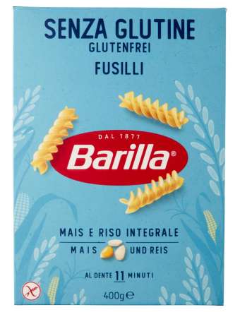 BARILLA SENZA GLUTINE FUSILLI GR 400
