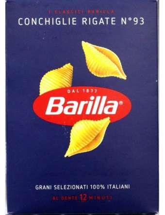 BARILLA CONCHIGLIE RIGATE 93 GR 500