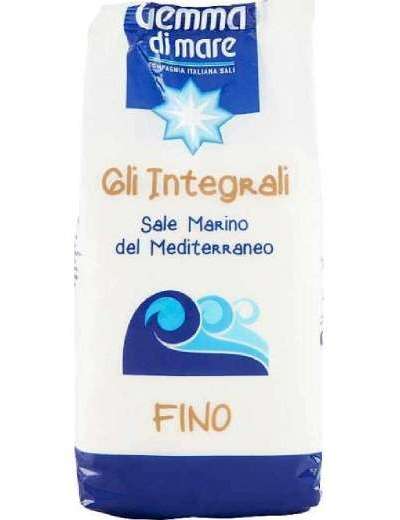 GEMMA DI MARE SALE MARININO FINO INTEGRALE KG 1