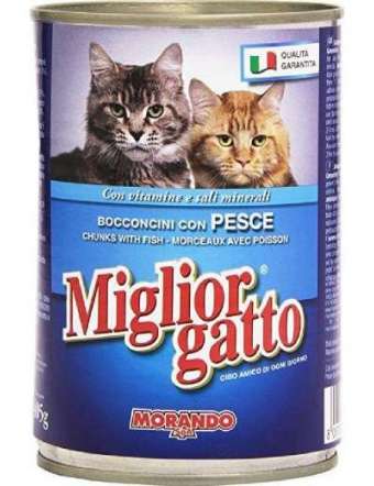 MIGLIORGATTO BOCCONCINI PESCE GR 405