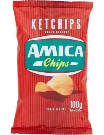 AMICA CHIPS KETCHUP PATATINE BUSTA GR 100