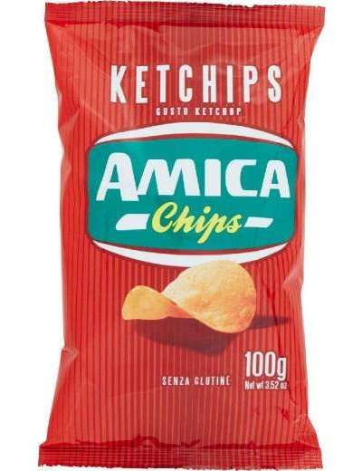 AMICA CHIPS KETCHUP PATATINE BUSTA GR 100