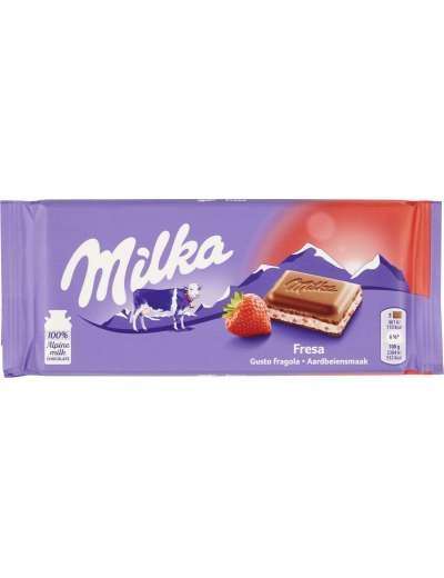 MILKA CIOCCOLATO YOGURT E FRAGOLA GR 100