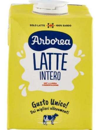 ARBOREA LATTE UHT INTERO ML 500