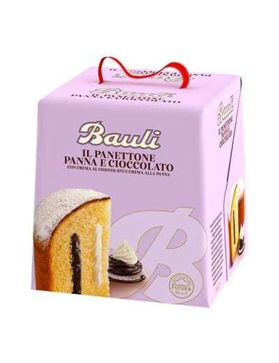BAULI PANETTONE PANNA E CIOCCOLATO GR 700