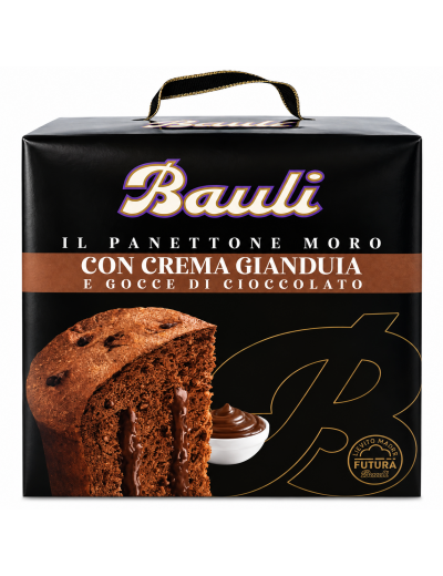 BAULI PANETTONE MORO CREMA GIANDUIA GR 700