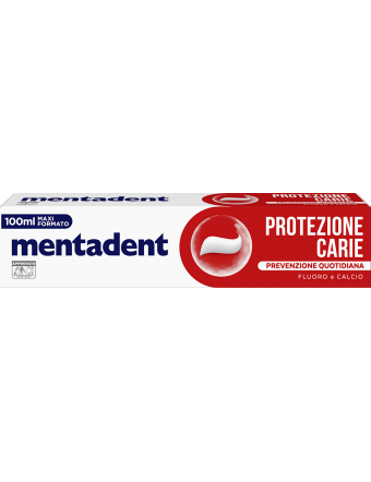 MENTADENT DENTIFRICIO PROTEZIONE CARIE FLUORO E CALCIO ML 100