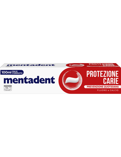 MENTADENT DENTIFRICIO PROTEZIONE CARIE FLUORO E CALCIO ML 100