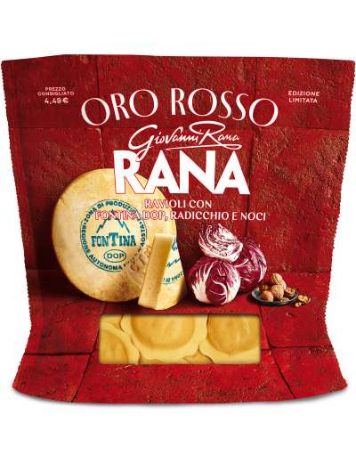 RANA OROROSSO FONTINA RADICCHIO E NOCI GR 250
