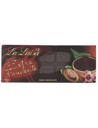 LA LUISA TAVOLETTA CIOCCOLATO EXTRA FONDENTE GR 500